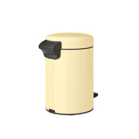 Бак мусорный Brabantia NewIcon с педалью ванильно-желтый 3л 233760