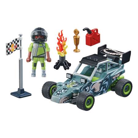 Конструктор Playmobil Каскадер-шоу-гонщик блочный