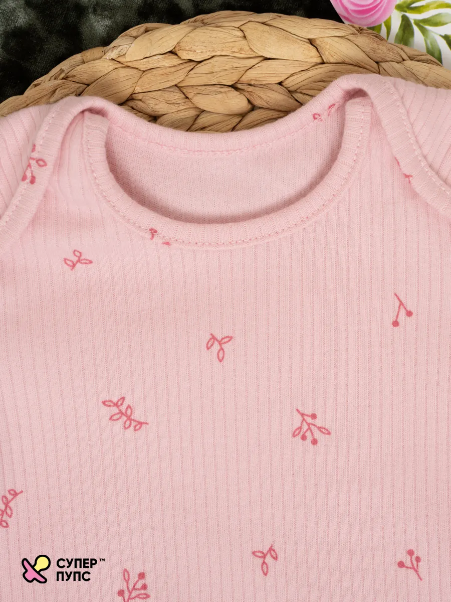 Боди 3 шт Супер Пупс нбр/3пр/бд/коррук/полоска/ягодки - фото 18