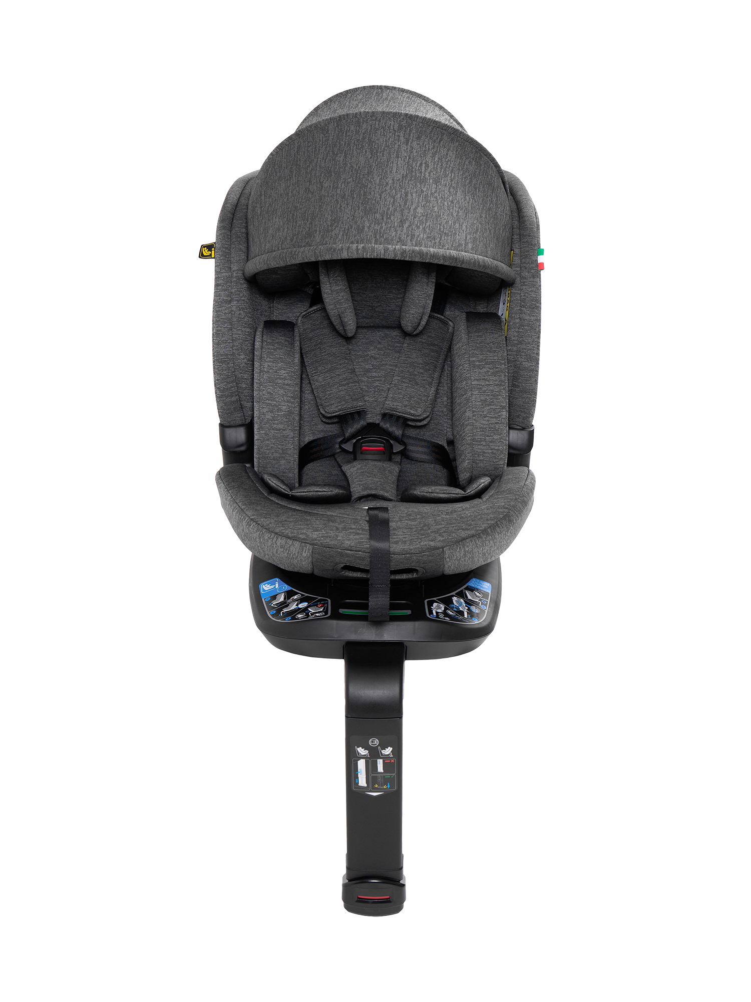 Автокресло Sweet Baby Voyager P12 Pro Grey Isofix 0+/1/2/3 (0-36 кг) серый - фото 24