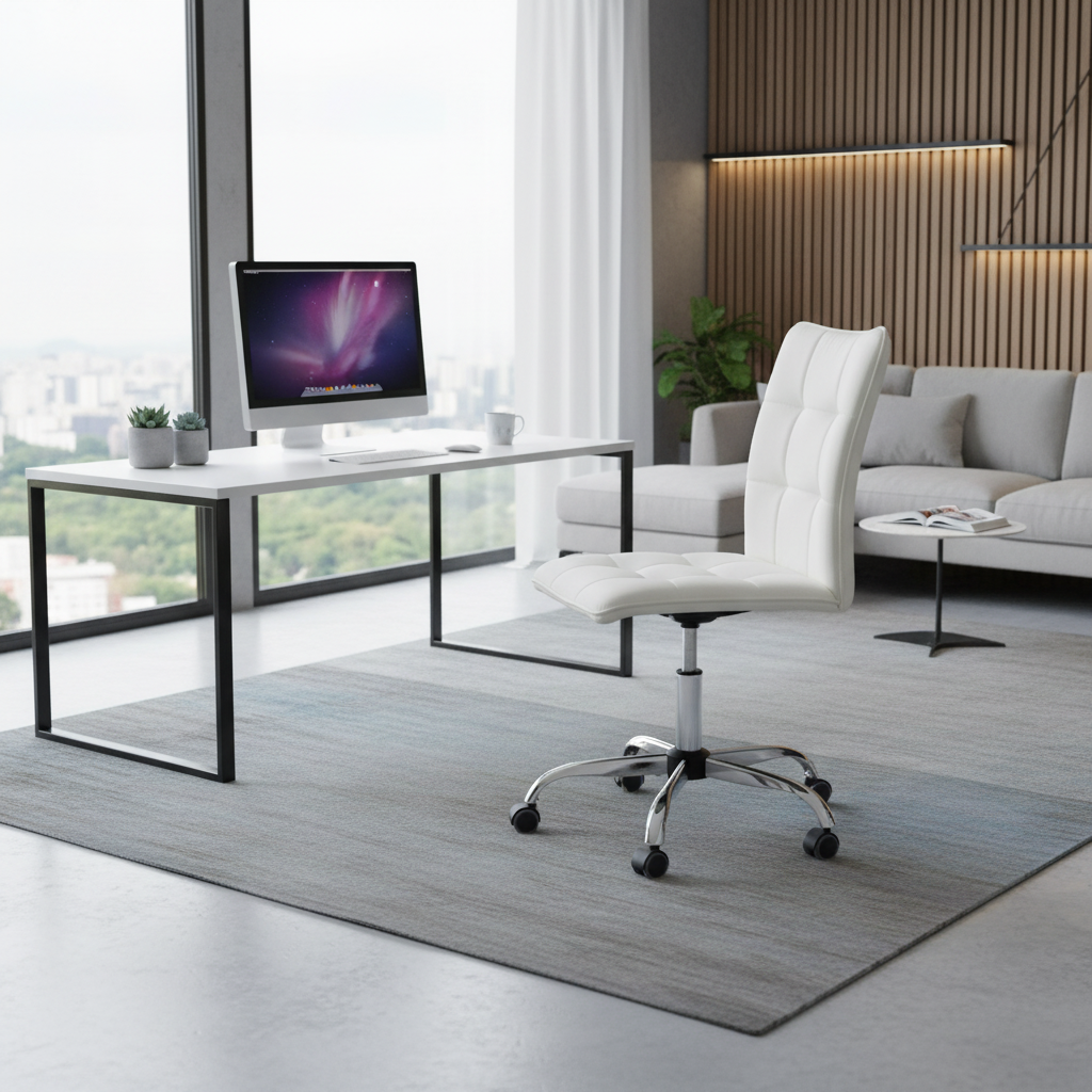 Компьютерное кресло TETCHAIR Ван кож/зам белый - фото 1