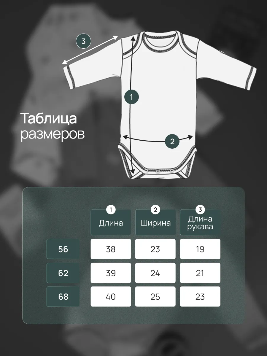 Боди 3 шт Супер Пупс нбр/3пр/бд/зап/полосатыединозавры - фото 4