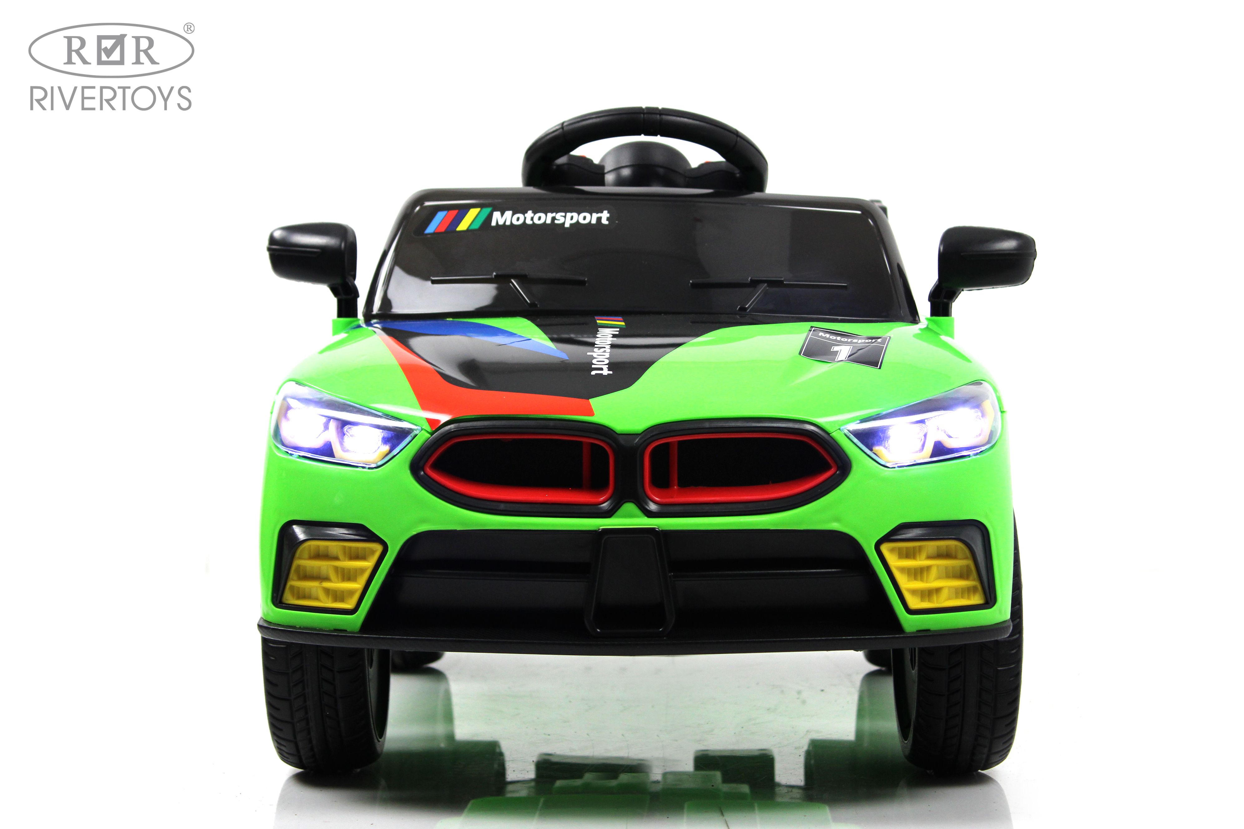 Электромобиль RIVERTOYS F444FF-GREEN С пультом ДУ - фото 19