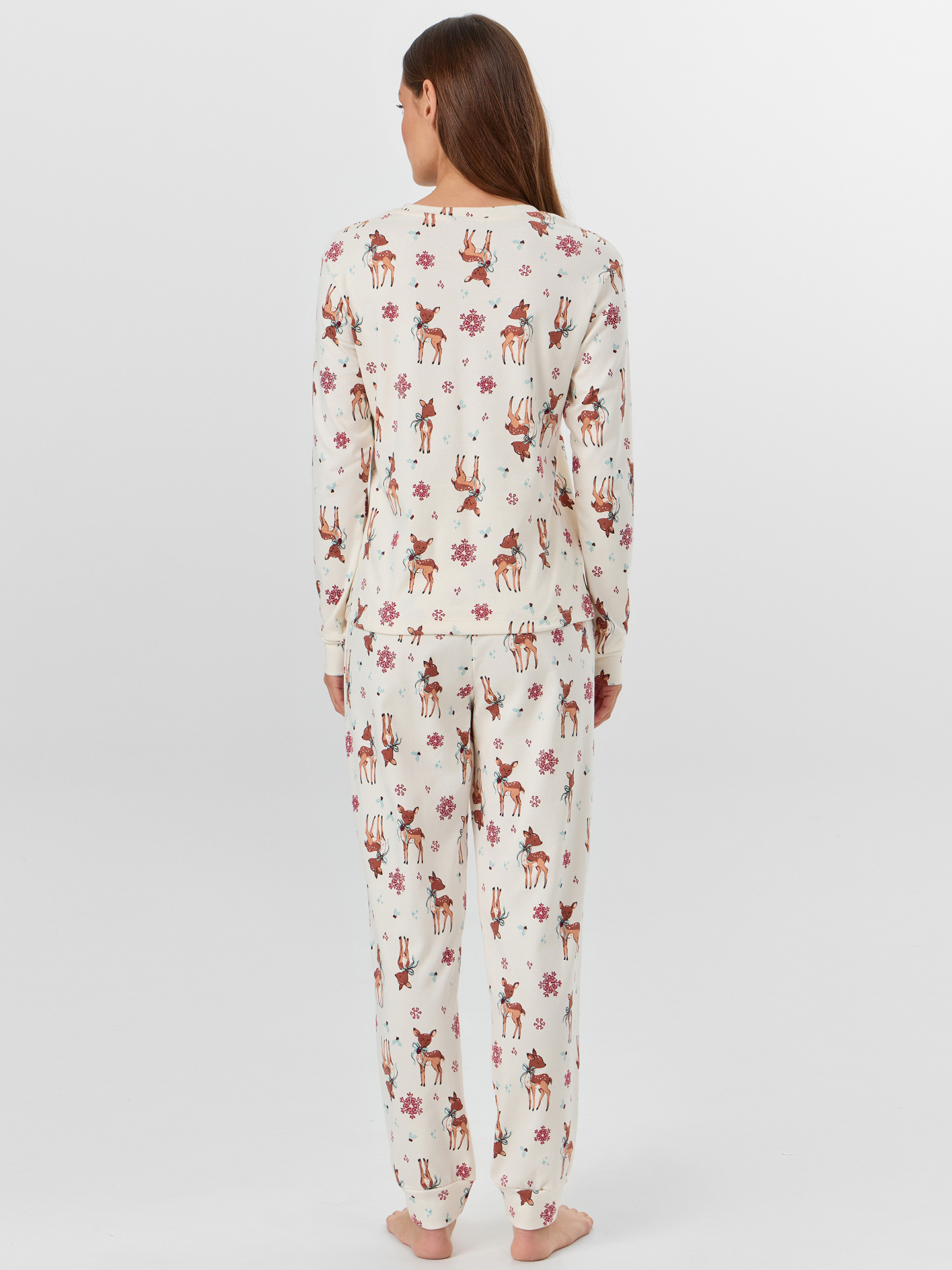 Пижама Mark Formelle (Марк Формэль) 592514/олени на молочном - фото 2