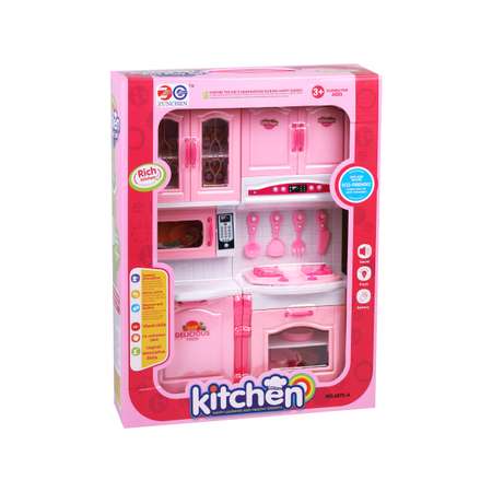 Игрушечная кухня Наша Игрушка с аксессуарами: 10 шт.