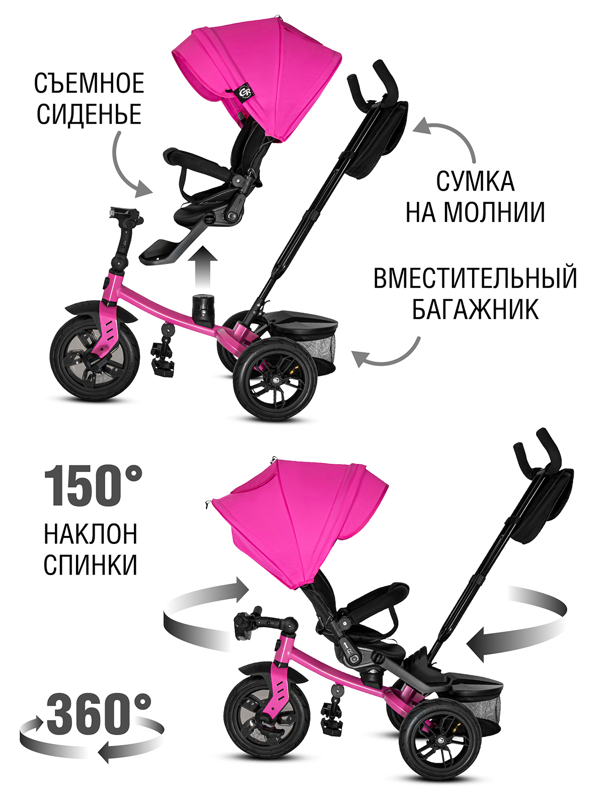 Трехколесный велосипед CITYRIDE - фото 2