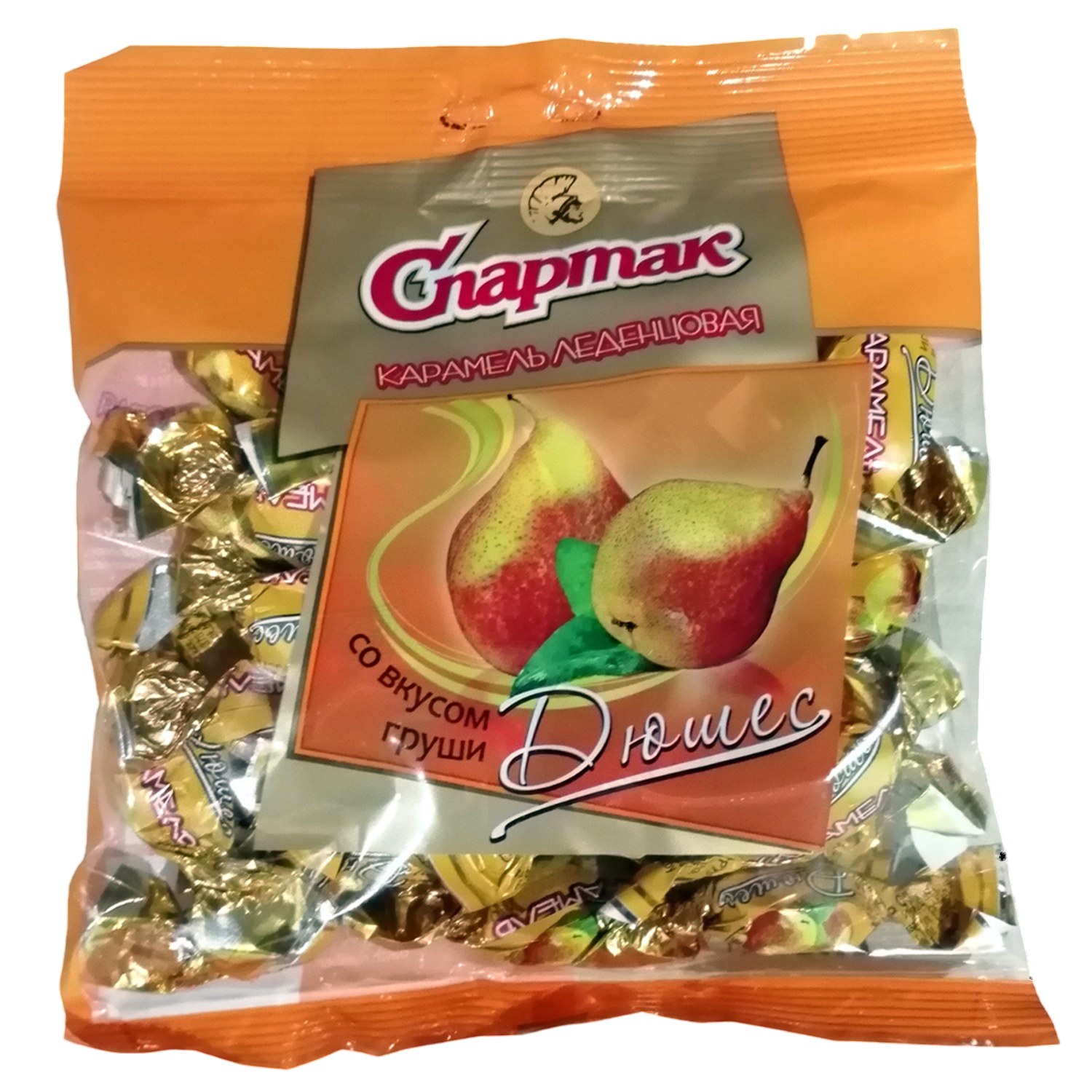Карамель КФ Спартак со вкусом груши Дюшес 200г - фото 1