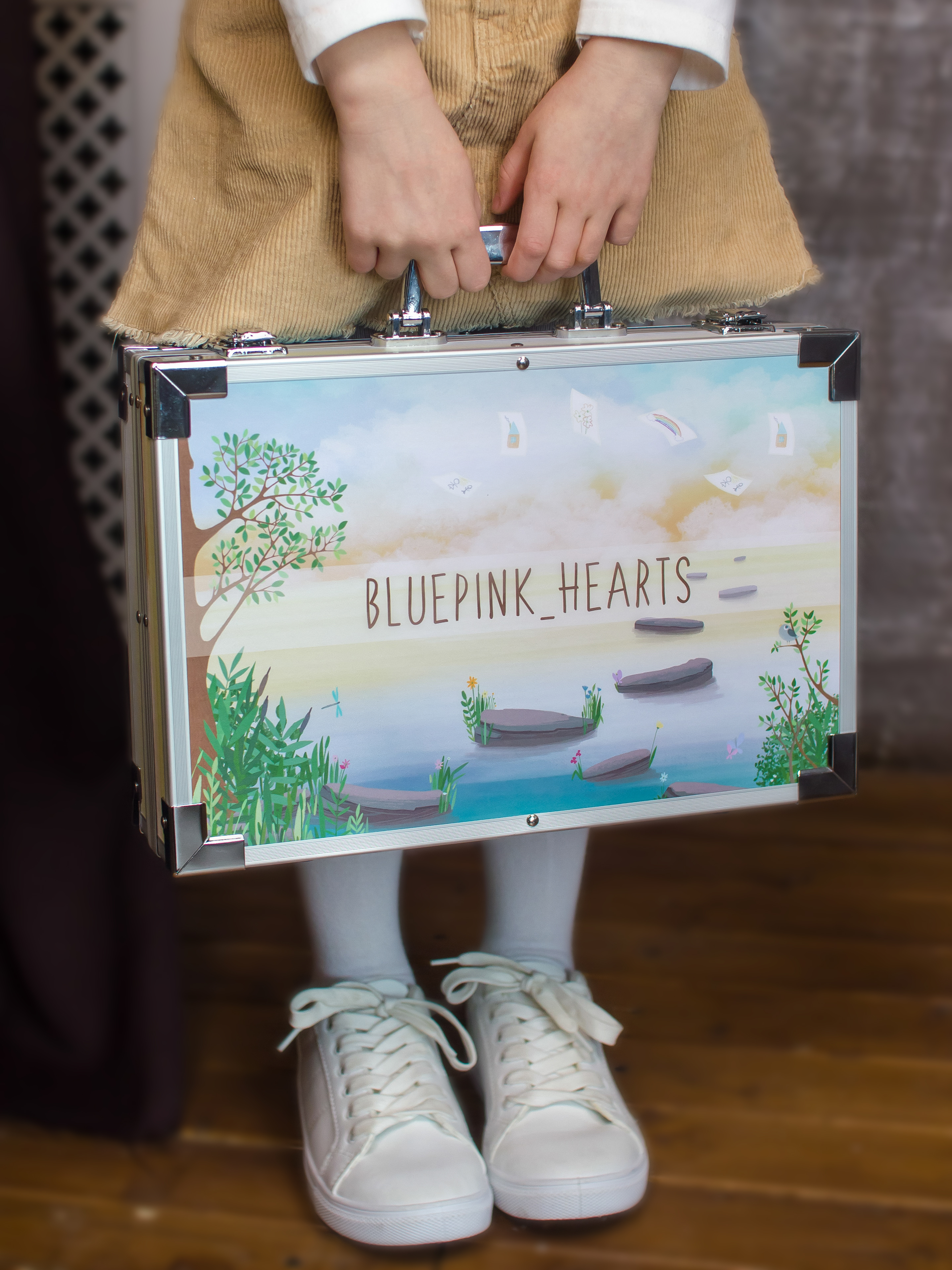 Набор для рисования Bluepink Hearts Двухэтажный чемодан - фото 5