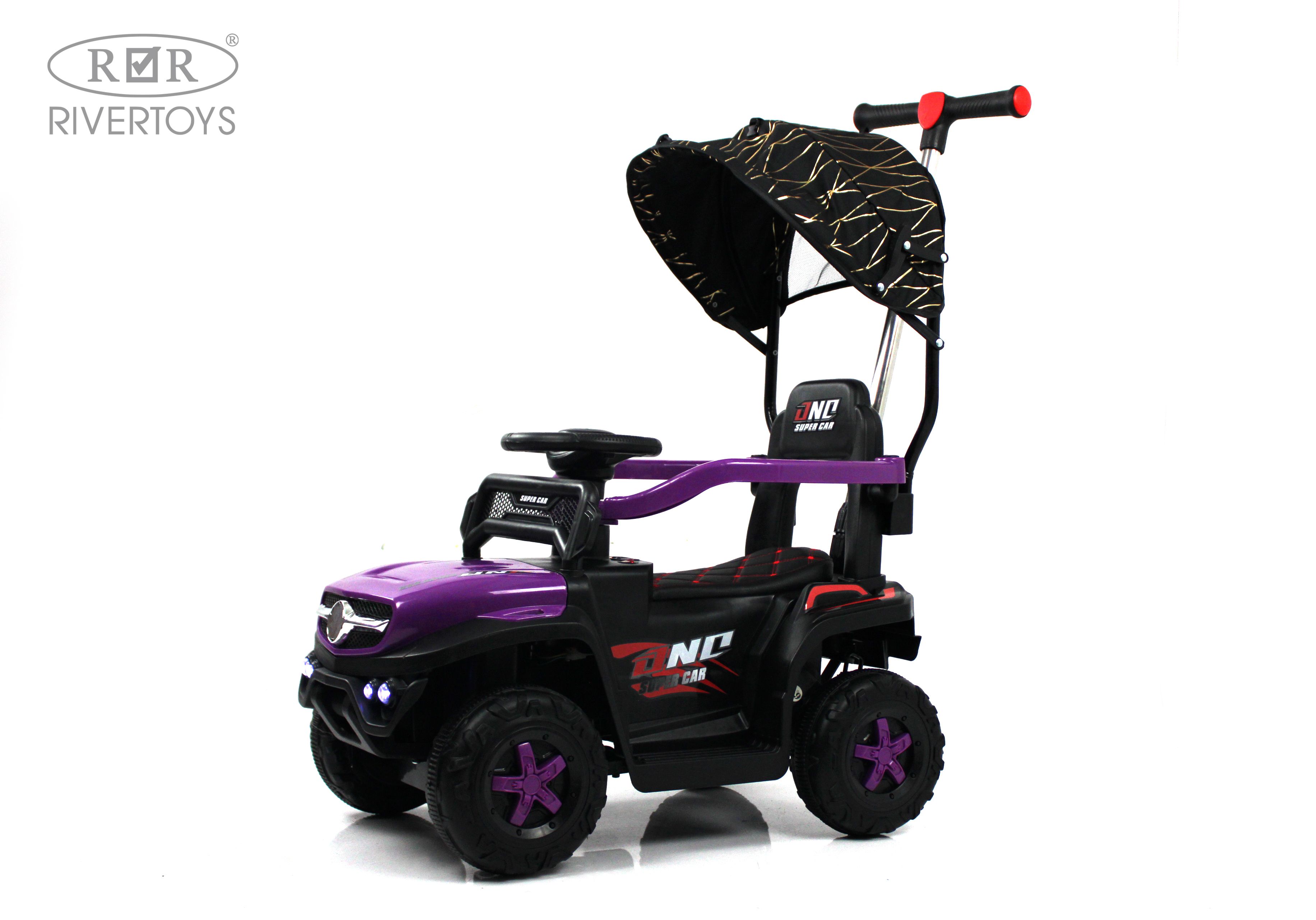 Электромобиль RIVERTOYS G005GG-VIOLET С пультом ДУ - фото 9