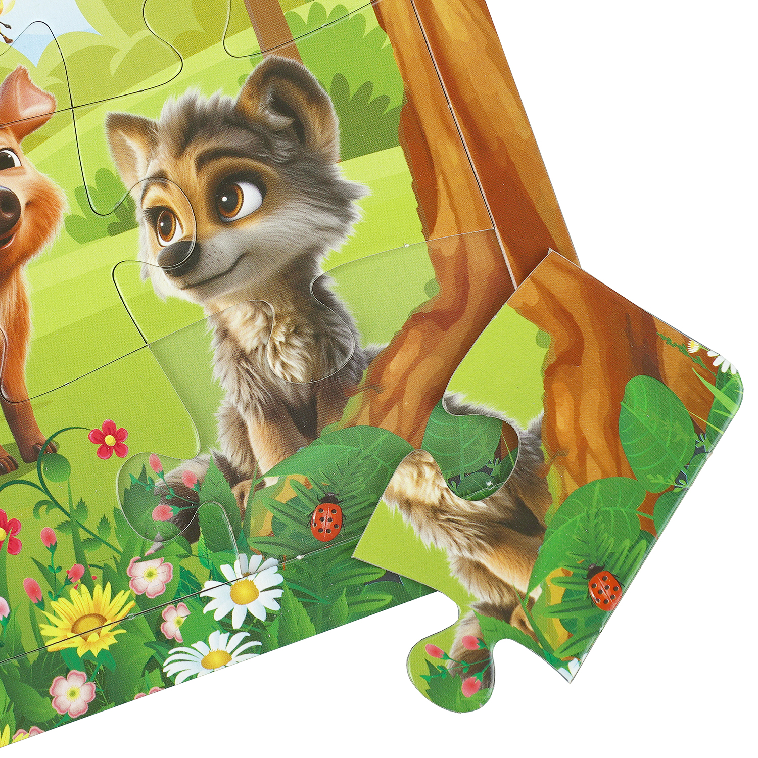 Книга-пазл УМка Лесные животные - фото 4