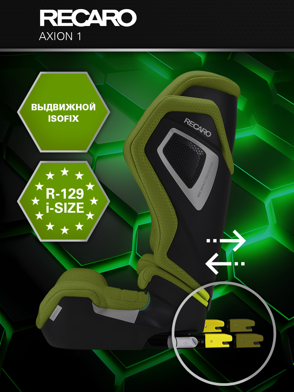 Автокресло Recaro Axion Isofix 2/3 (15-36 кг) - фото 4