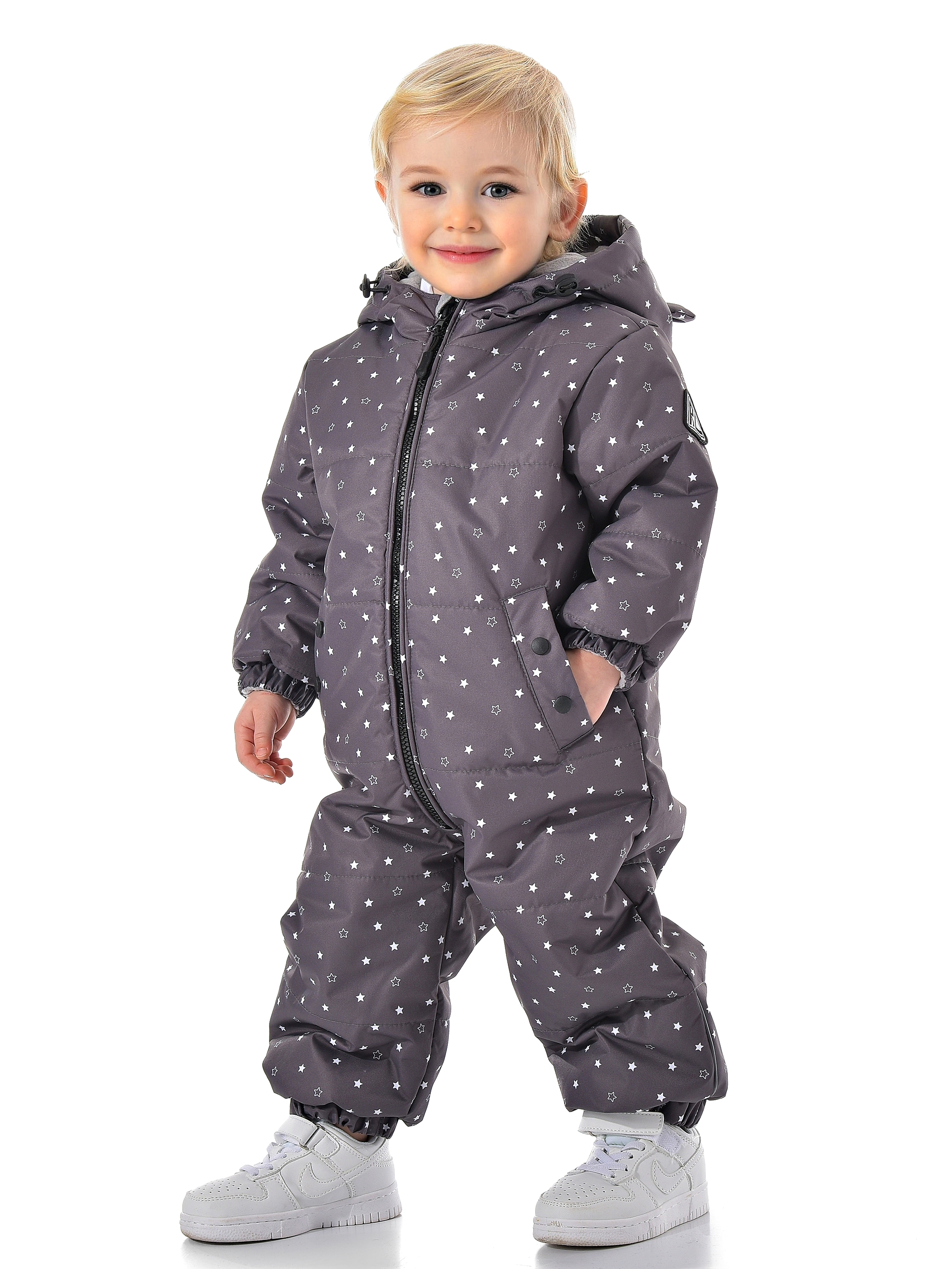 Комбинезон Rusland 924звездопад/т.серый - фото 6