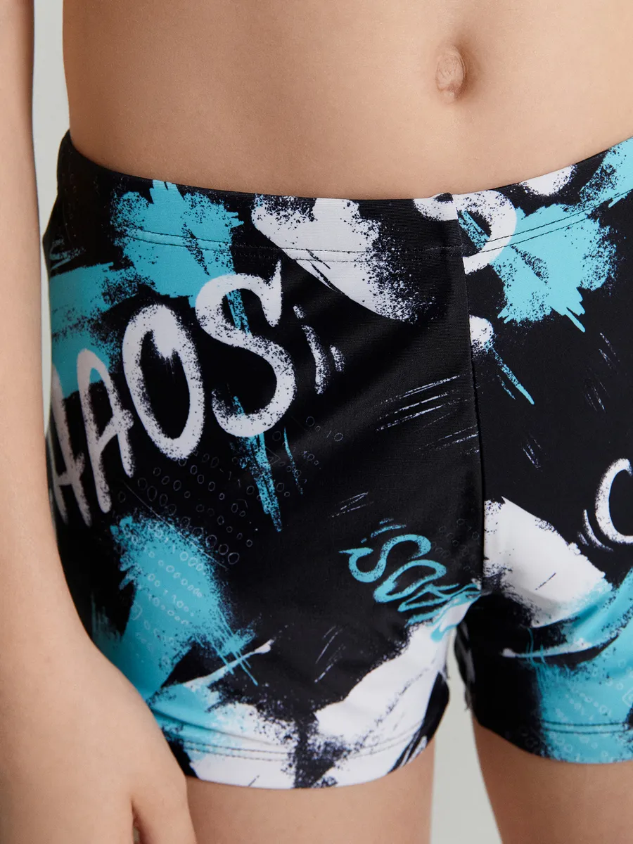 Плавки Mark Formelle (Марк Формэль) 703363/граффити на черном - фото 4