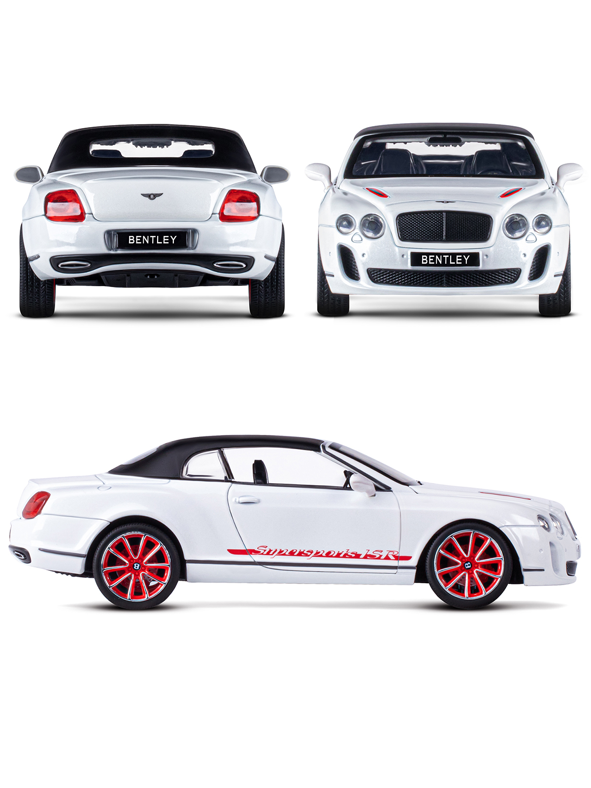 Автомобиль АВТОпанорама Bentley Continental Supersports ISR 1:24 JB1251134 - фото 6