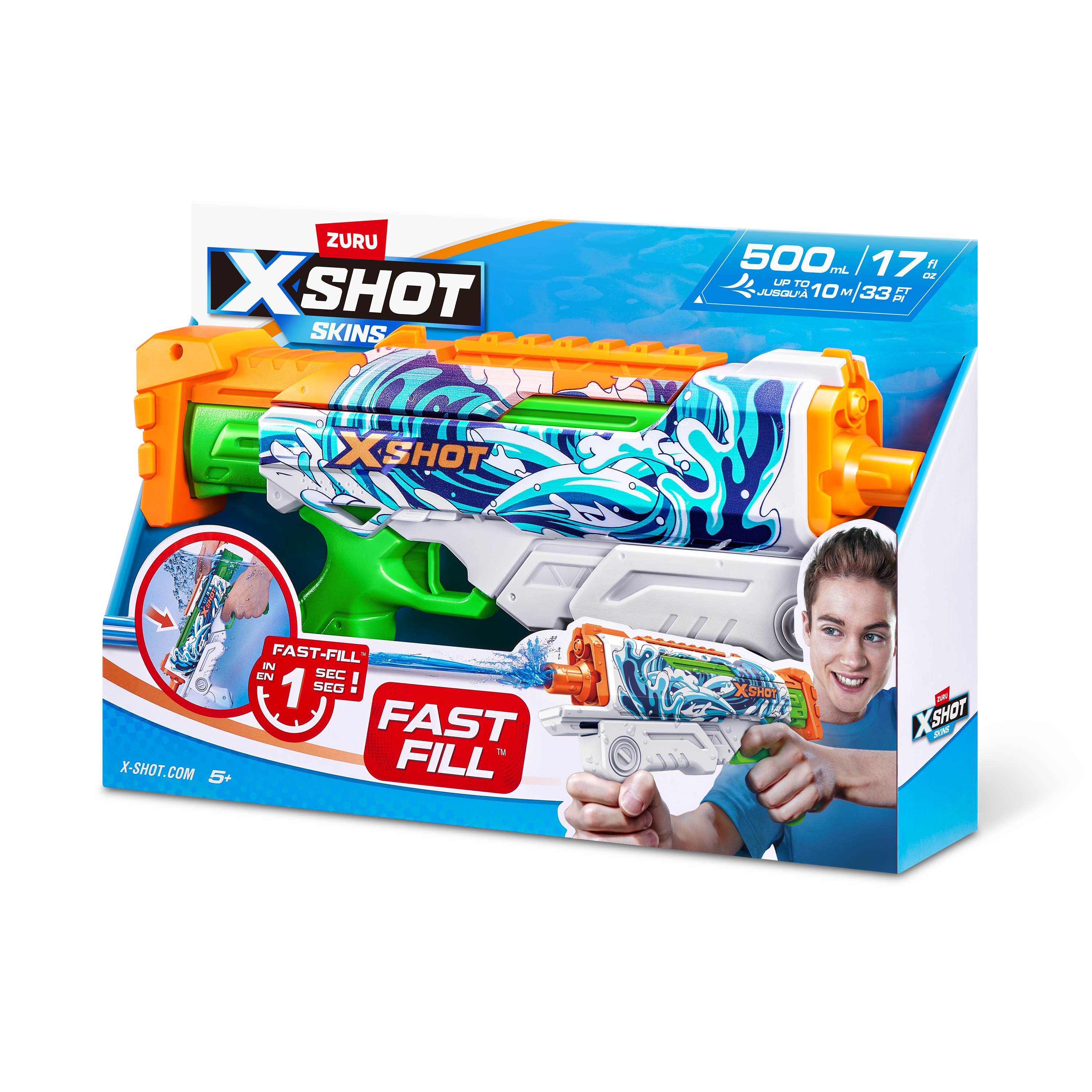 Бластер водный Zuru XSHOT  Skins Гиперлоад - фото 8