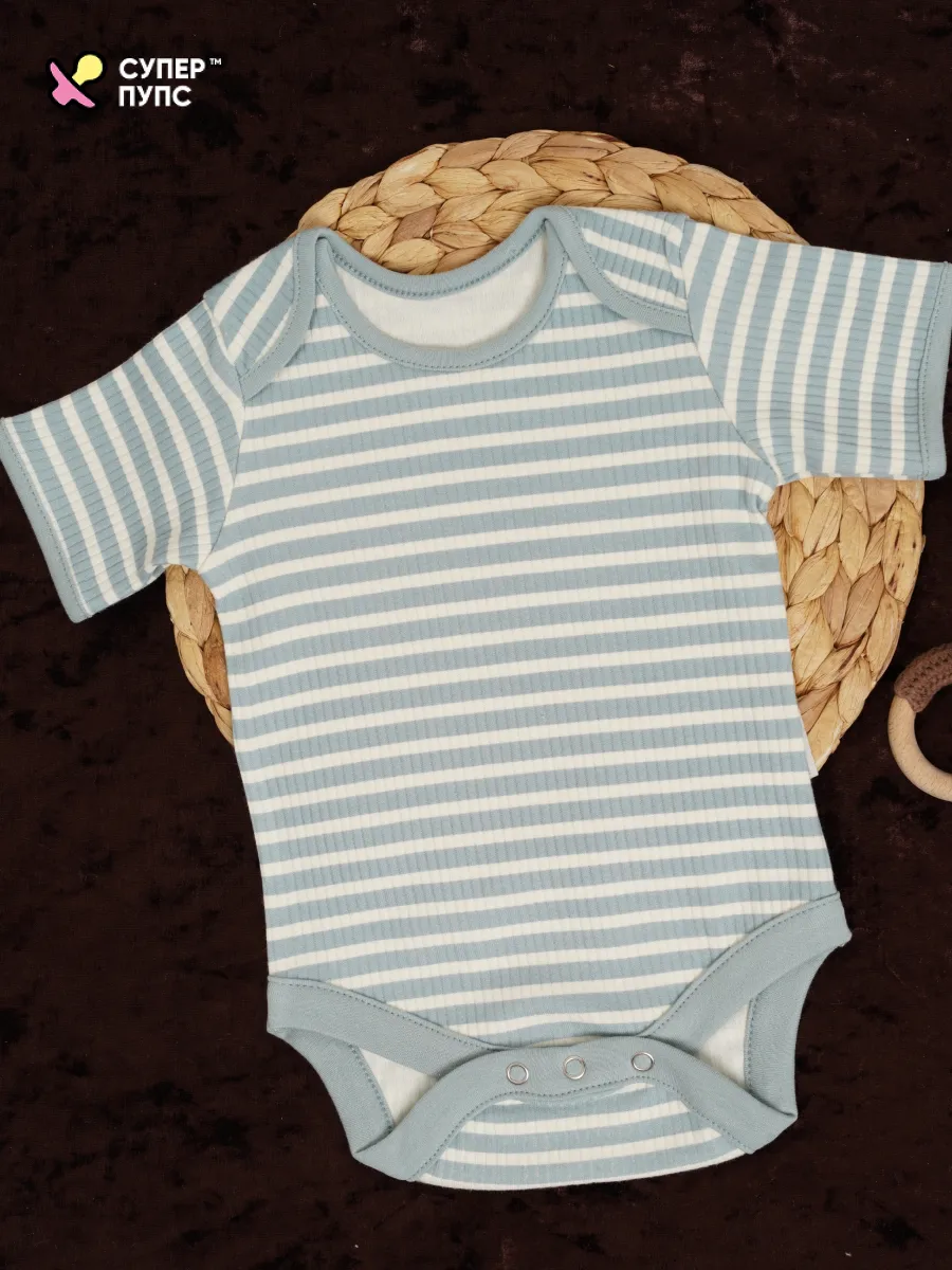 Боди 3 шт Супер Пупс нбр/3пр/бд/коррук/2026/ромашки - фото 10