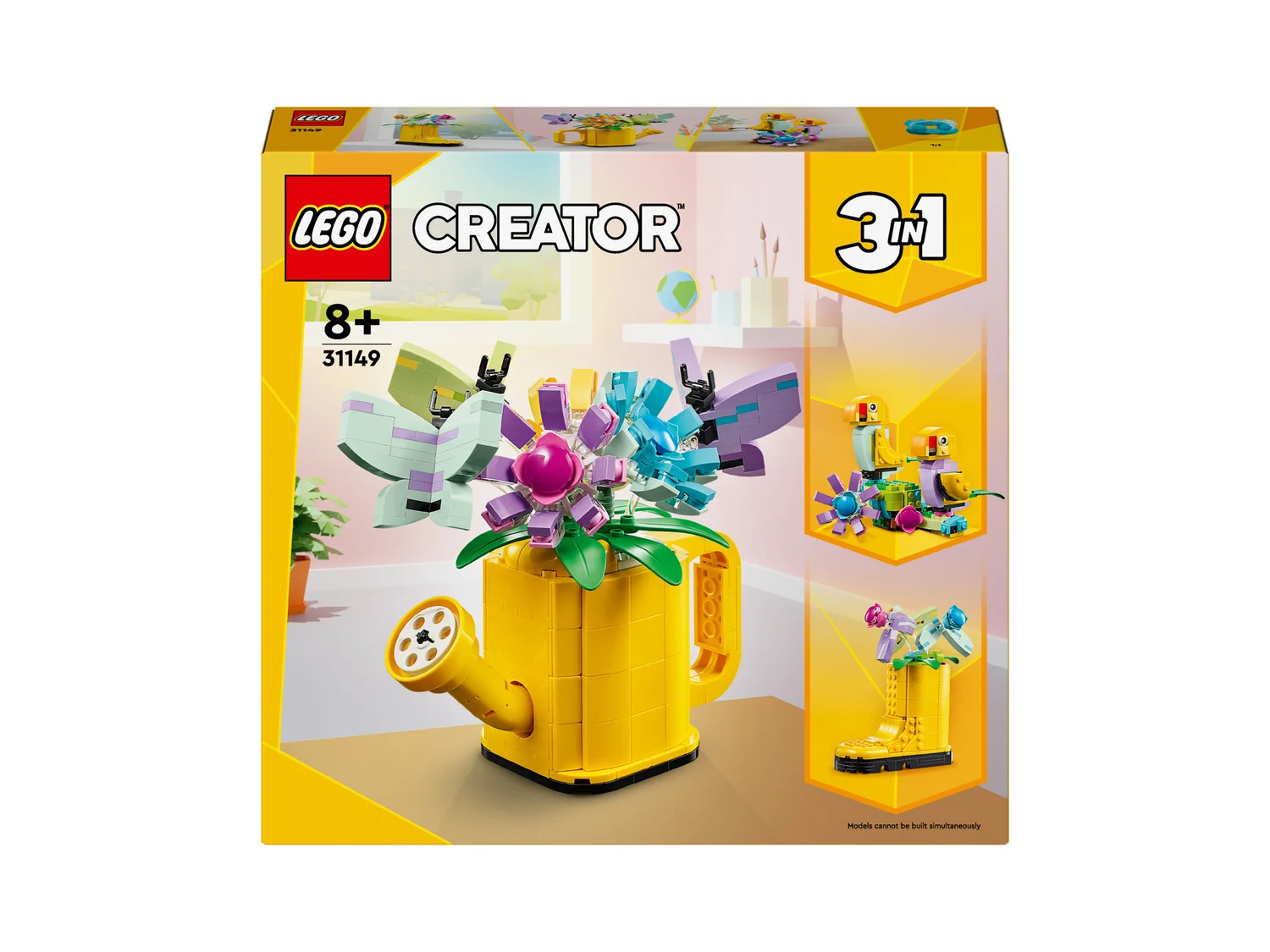Конструктор LEGO Creator Цветы в лейке 3 в 1 31149 420 дет. - фото 8