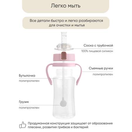 Поильник Paomma 300 мл в ассортименте