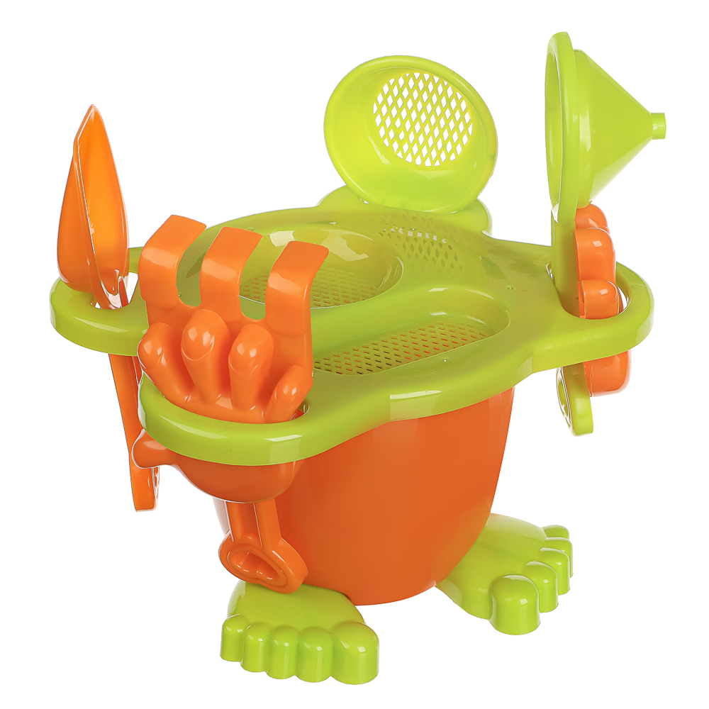 Песочный набор Игроленд Дружок 9 предм. в ассортименте - фото 16