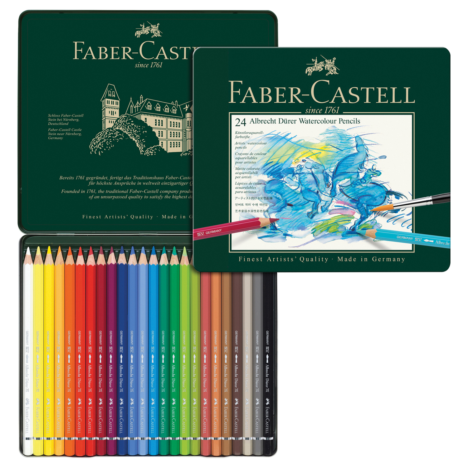 Карандаши цветные Faber Castell 24 шт. - фото 4