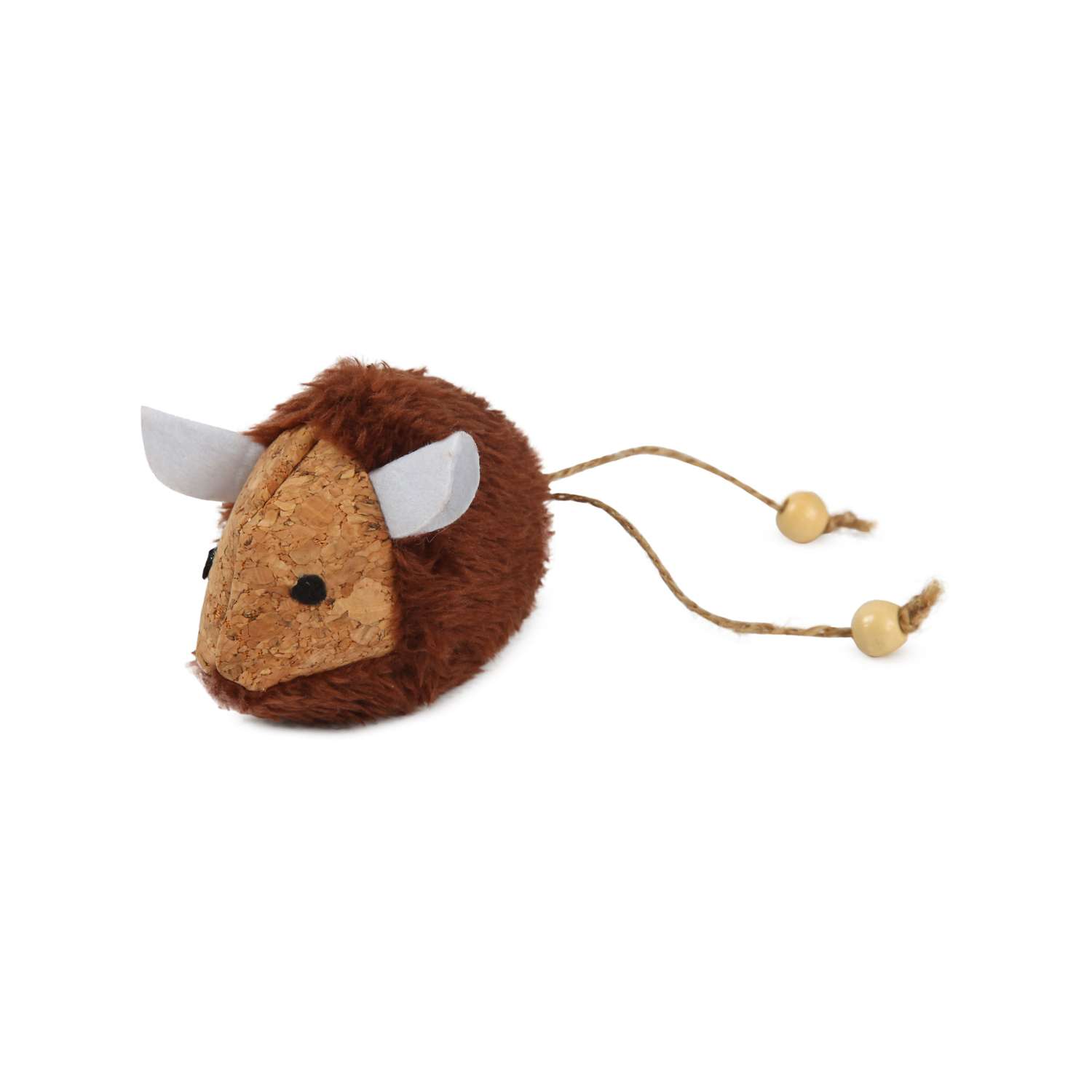 Игрушка для кошек Barbaks Мышь Пума с кошачьей мятой 9см - фото 1