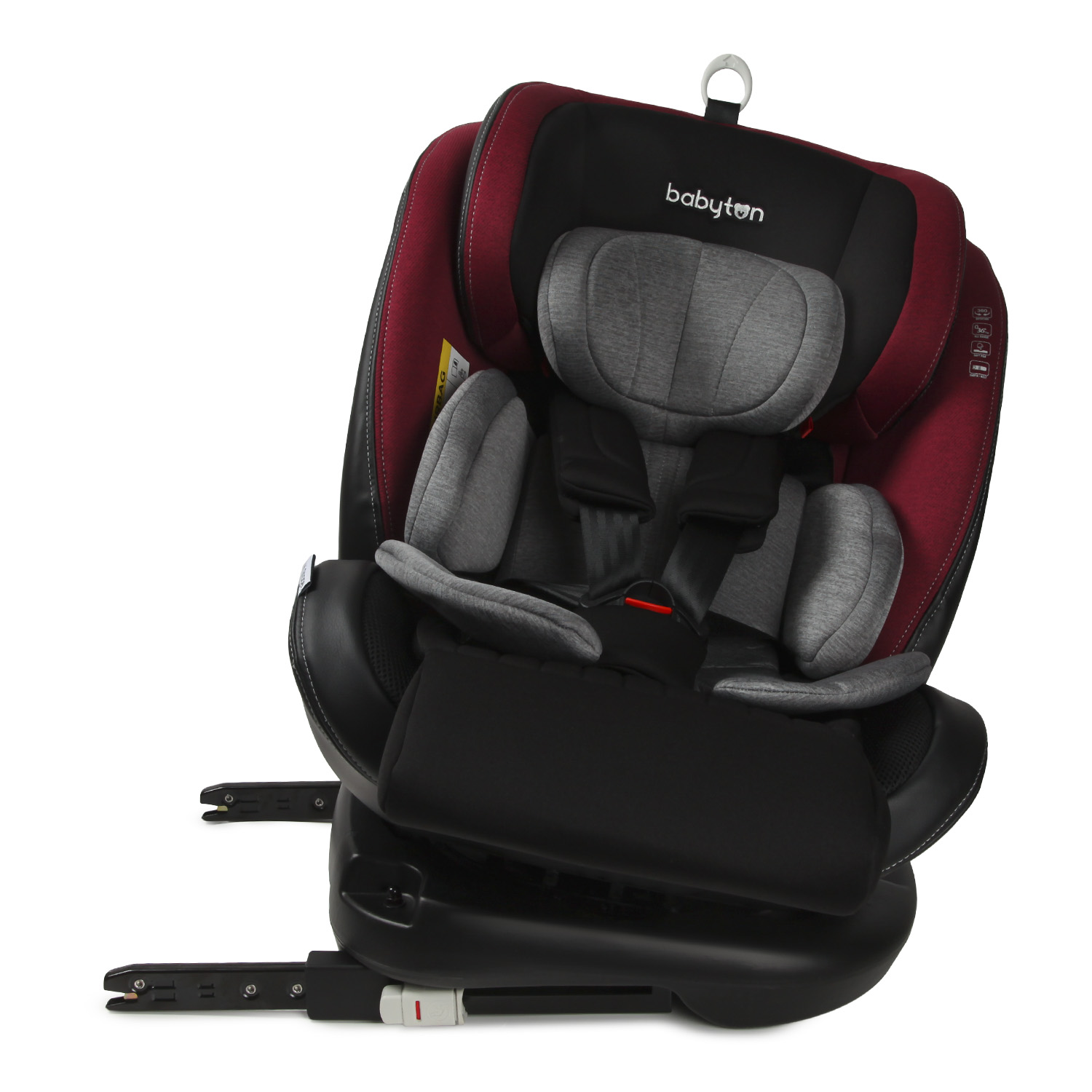 Автокресло Babyton Multi-Stage Black-Red Isofix 0+/1/2/3 (0-36 кг) - фото 14