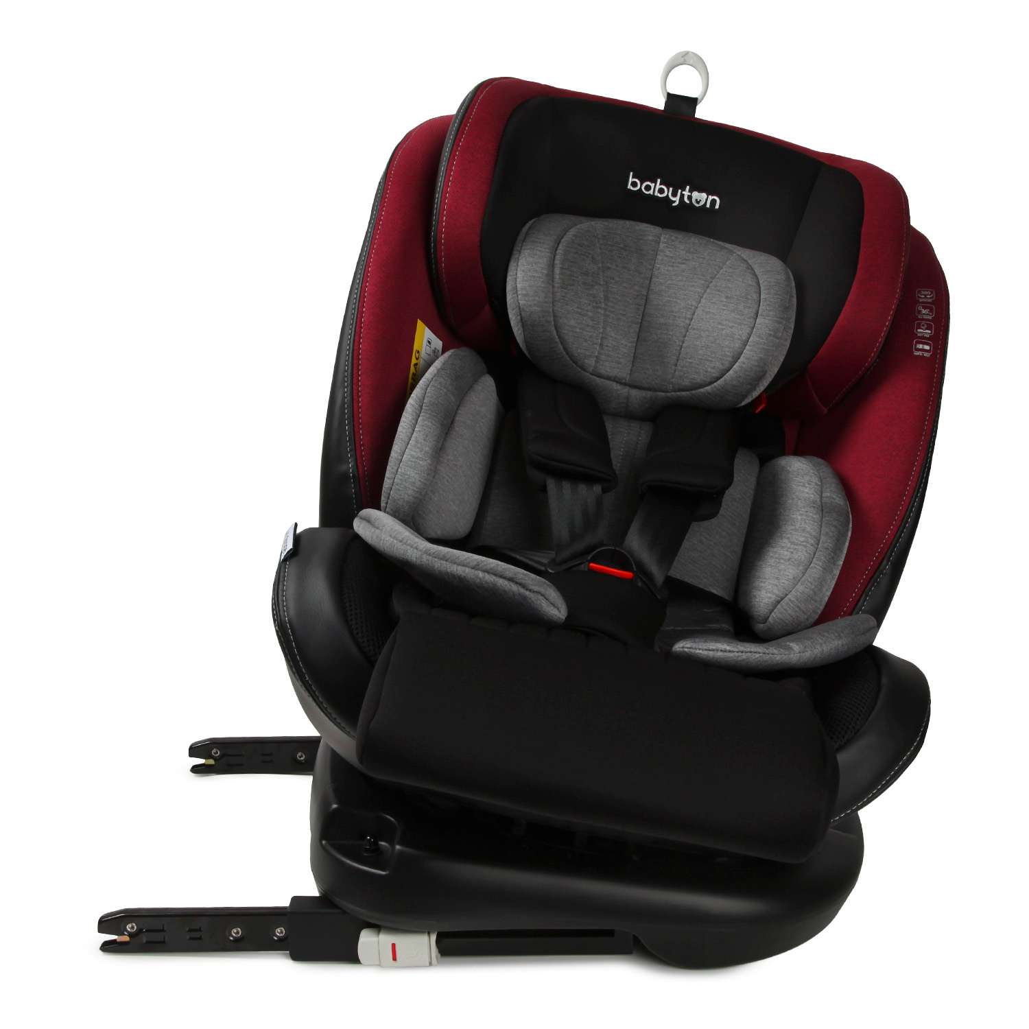 Автокресло Babyton Multi-Stage Black-Red Isofix 0+/1/2/3 (0-36 кг) - фото 14