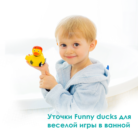 Игрушка Funny ducks Скейтбордер Уточка