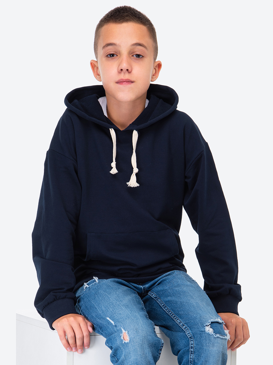 Худи HappyFox HF00158т.синий - фото 6