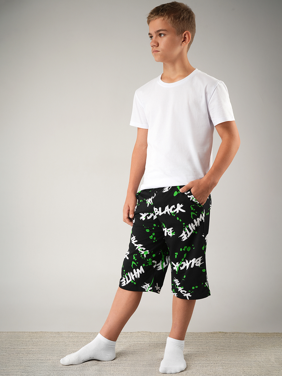 Шорты HappyFox HF037SPblack.white - фото 6