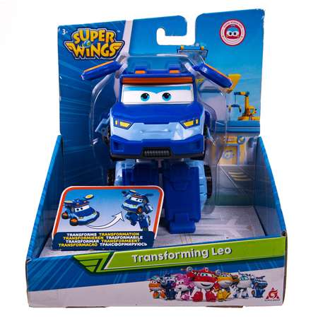 Самолет Super Wings Лео синий