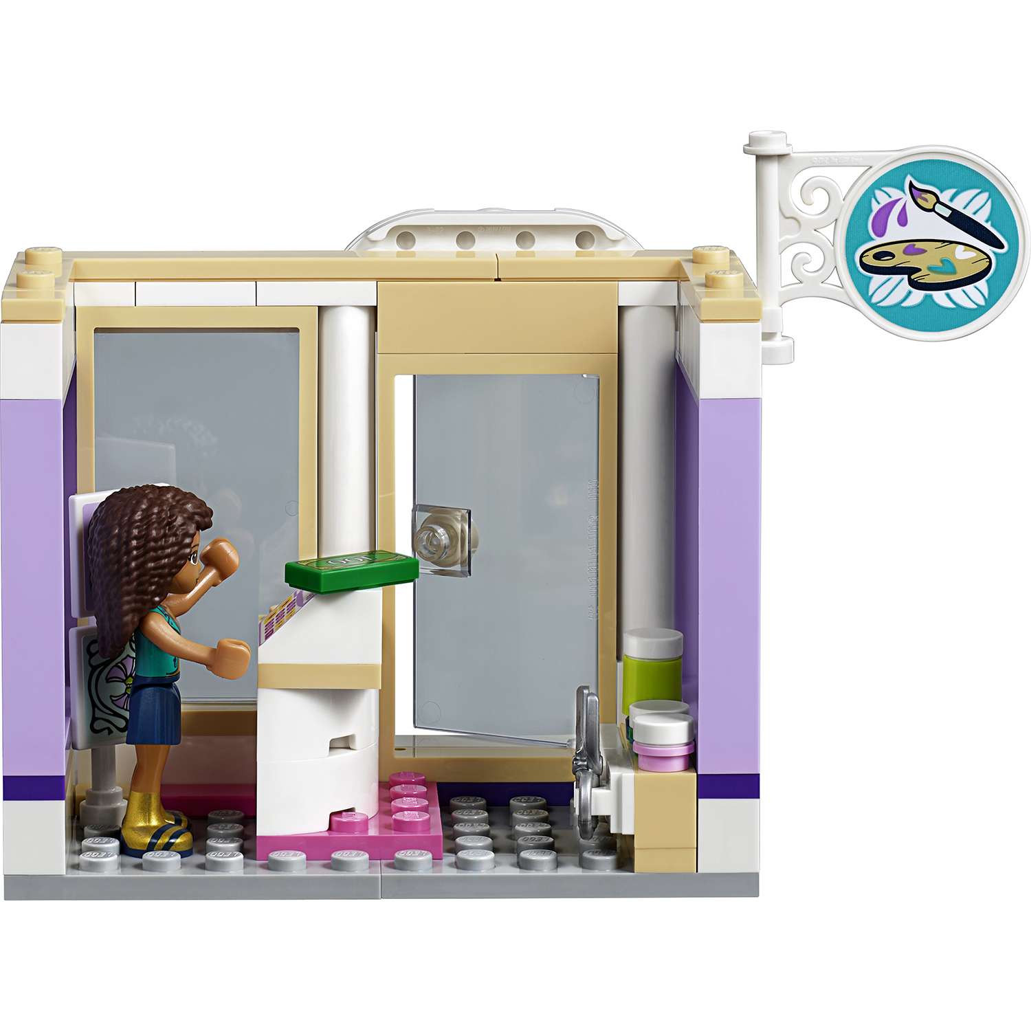 Конструктор LEGO Friends Художественная студия Эммы блочный - фото 13