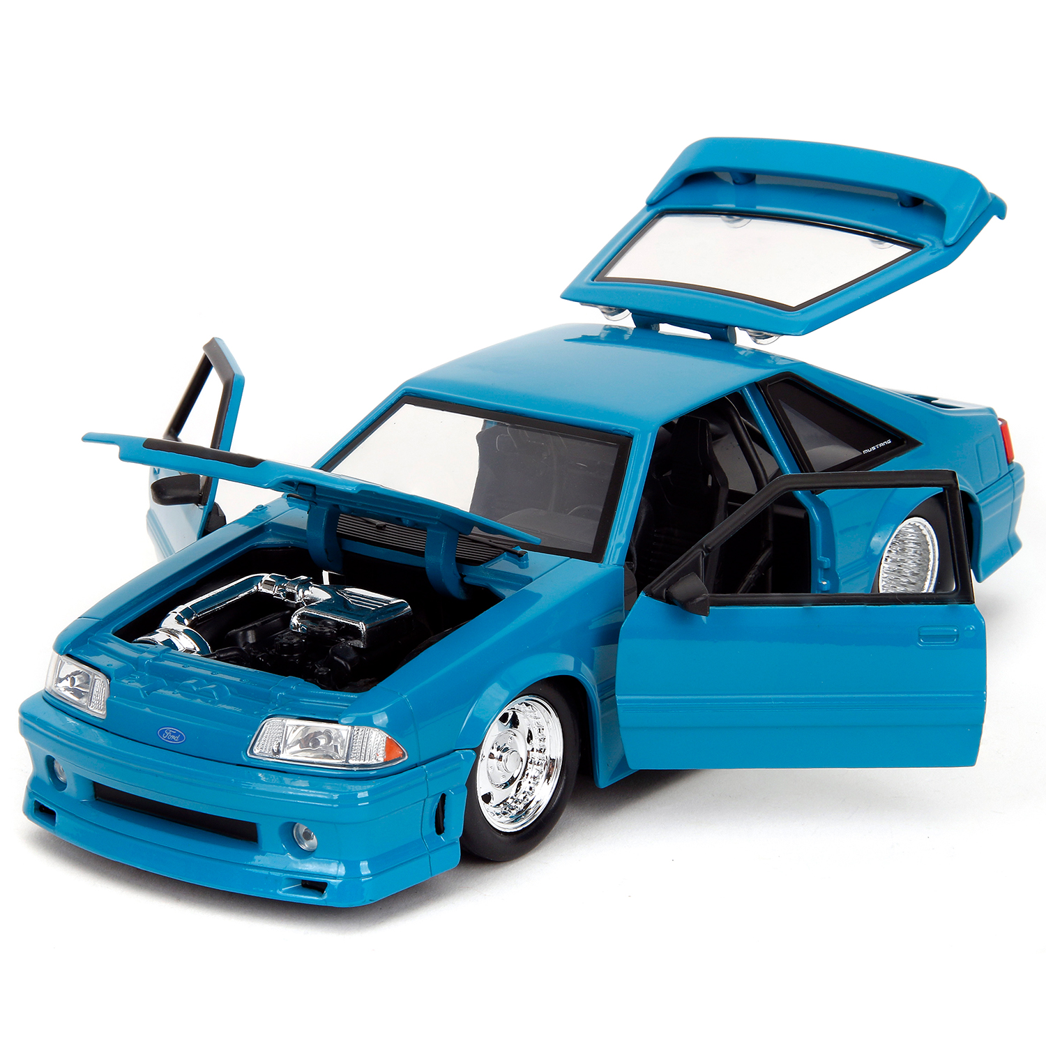 Автомобиль Jada Ford Mustang GT FF 1989 1:24 ТоуR390 - фото 3
