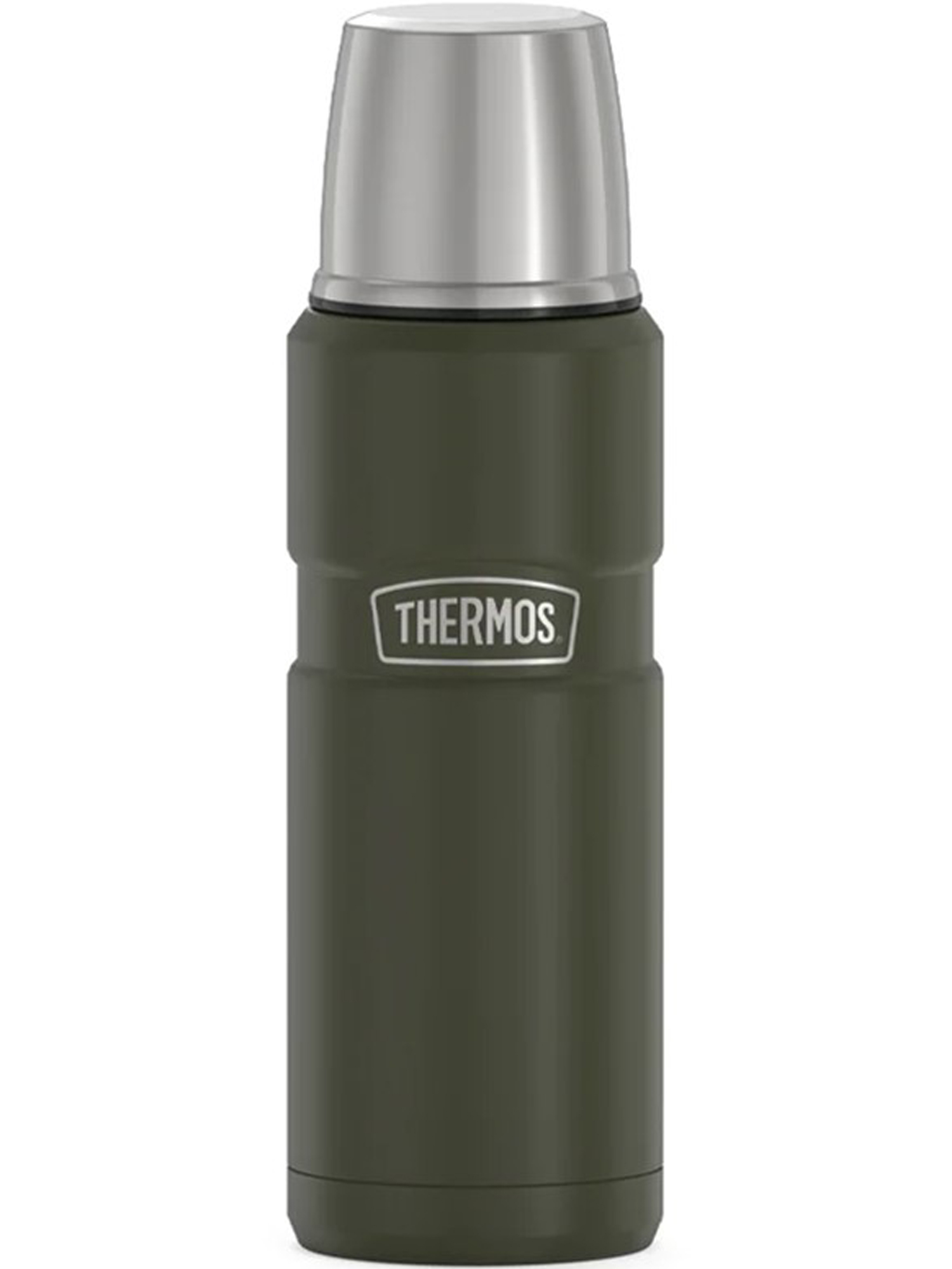 Термос для кофе чая 470 мл THERMOS KING-2000 хаки – нержавеющая сталь герметичный тепло/холод 12/24 часа - фото 6
