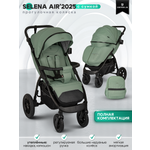 Коляска прогулочная JOVOLA SELENA Air 25 с сумкой зеленый