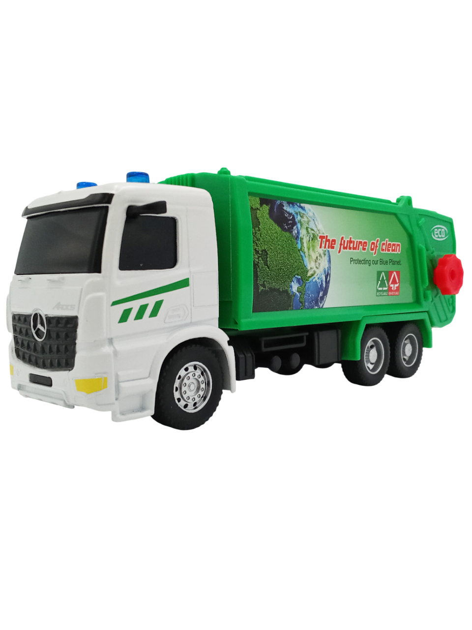Мусоровоз Play Smart Mercedes со светом и звуком 1:50 в ассортименте 6727 - фото 8