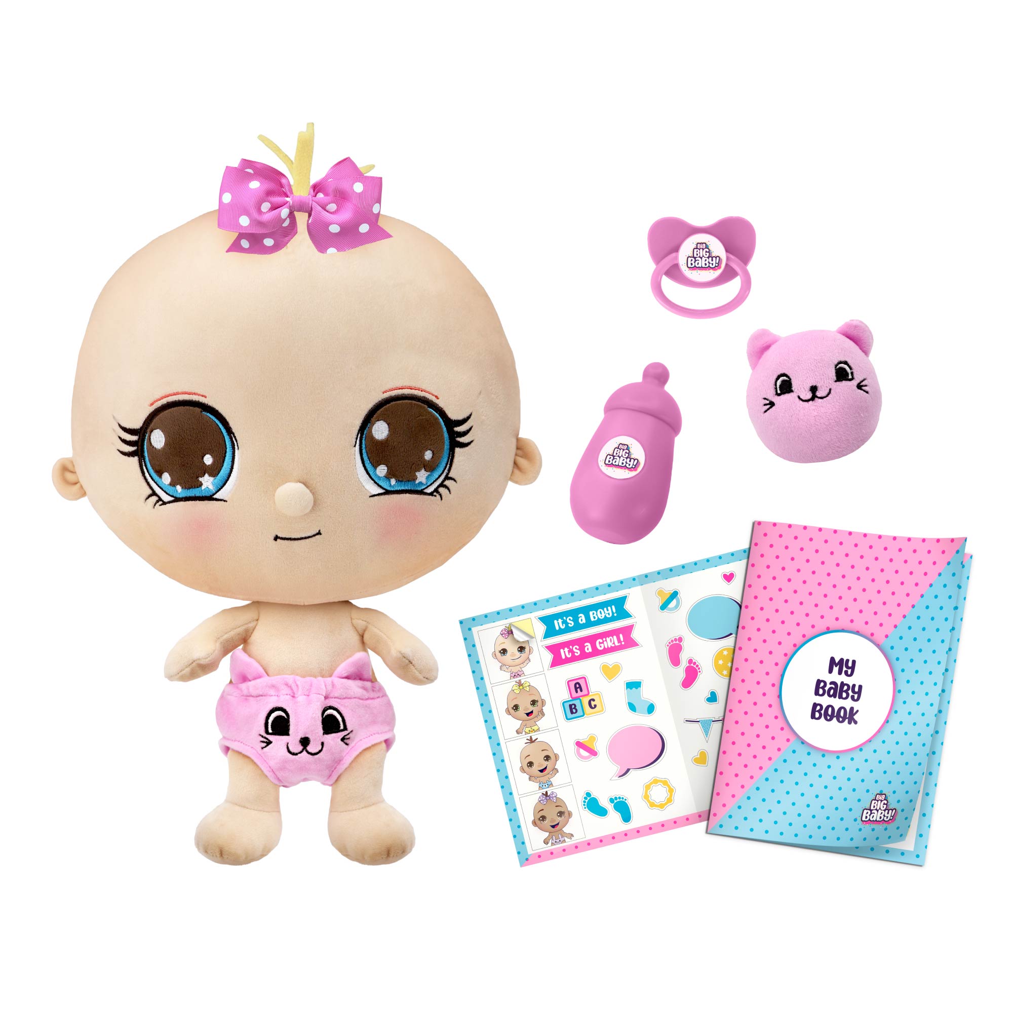 Игрушка мягкая BIG BIG BABY кукла - фото 8