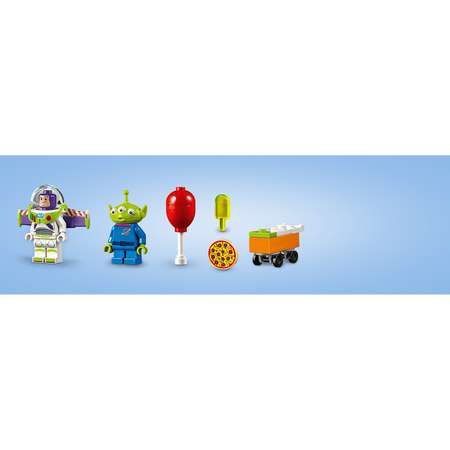 Конструктор LEGO 4+ Аттракцион Паровозик блочный