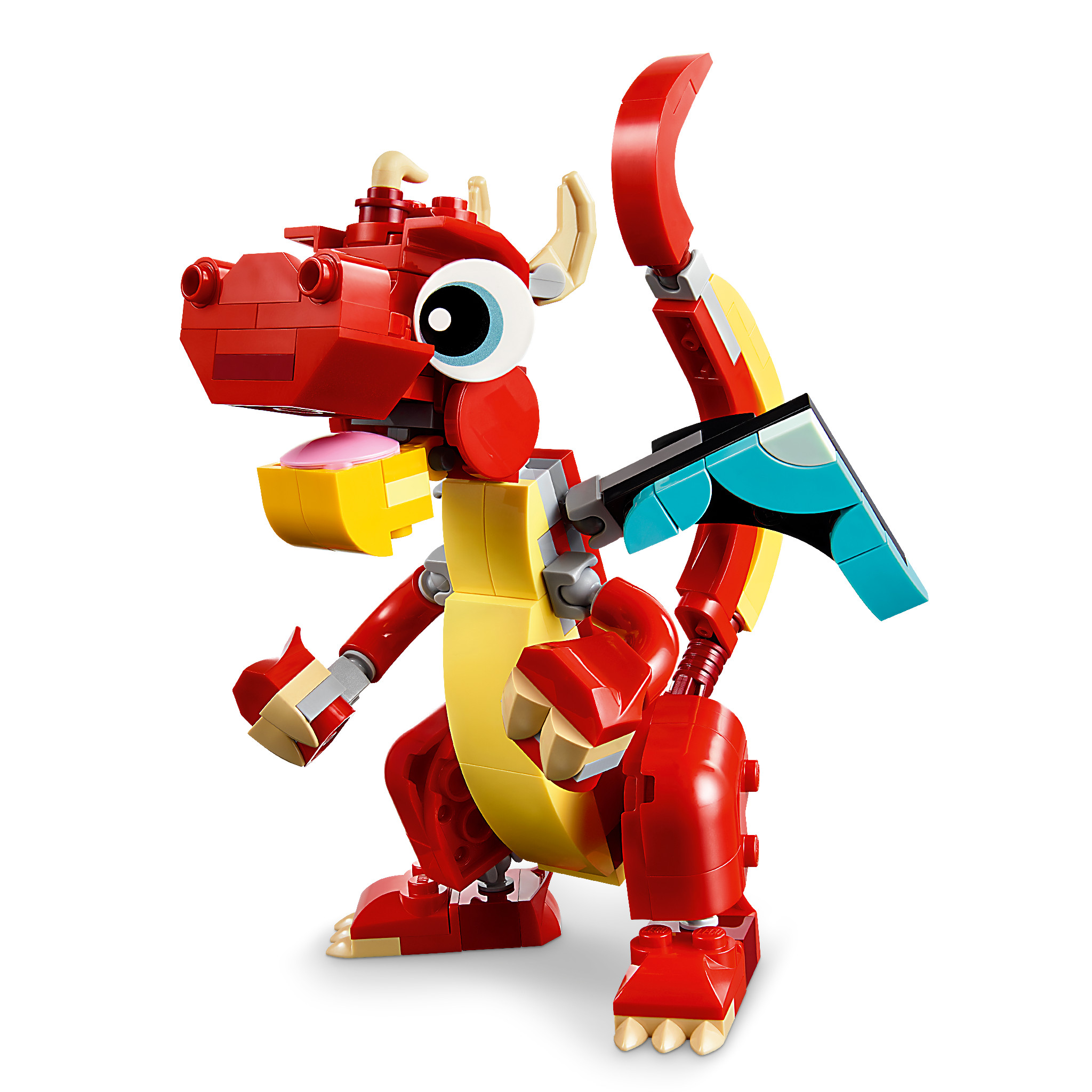 Конструктор LEGO Classic Красный дракон блочный - фото 3