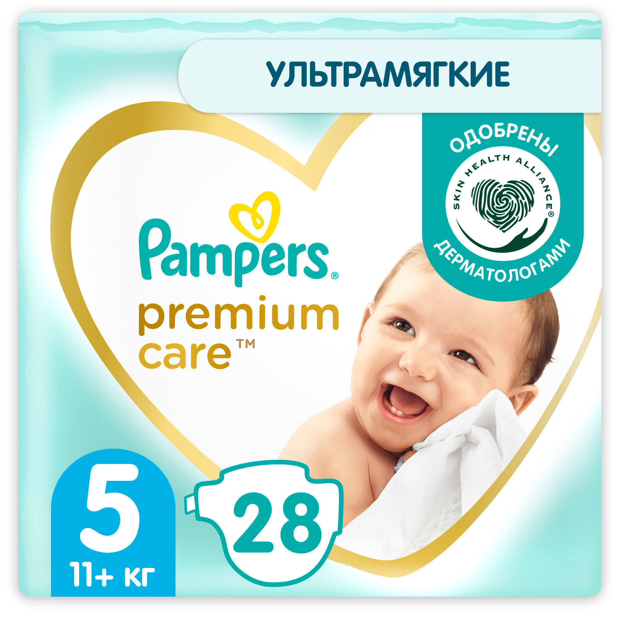 Подгузники Pampers Premium Care 5 (11+ кг) 28 шт. - фото 1