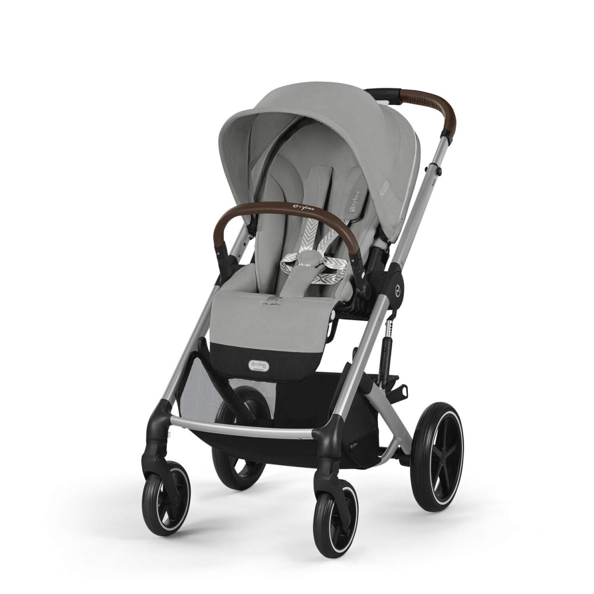 Коляска прогулочная Cybex Balios S Lux 2025 серый - фото 4