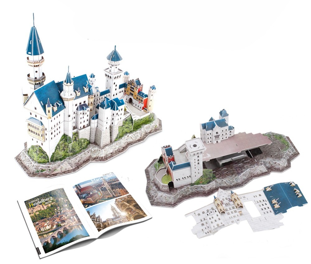 Пазл CubicFun Нойшванштайн 121 дет 3D - фото 9