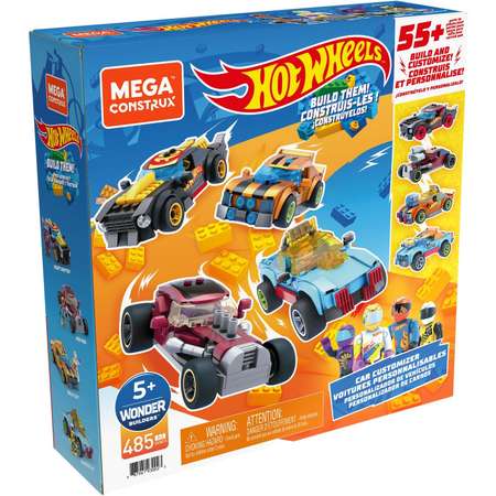 Конструктор Mega Construx Hot Wheels блочный