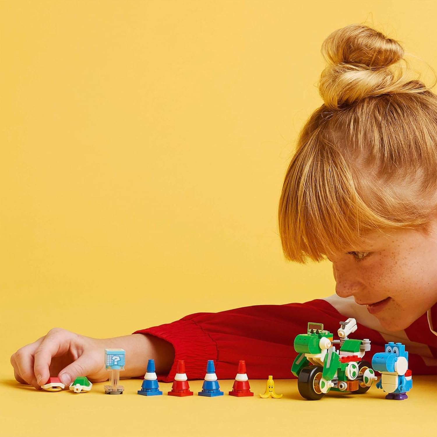 Конструктор LEGO Super Mario Йоши на байке блочный - фото 6