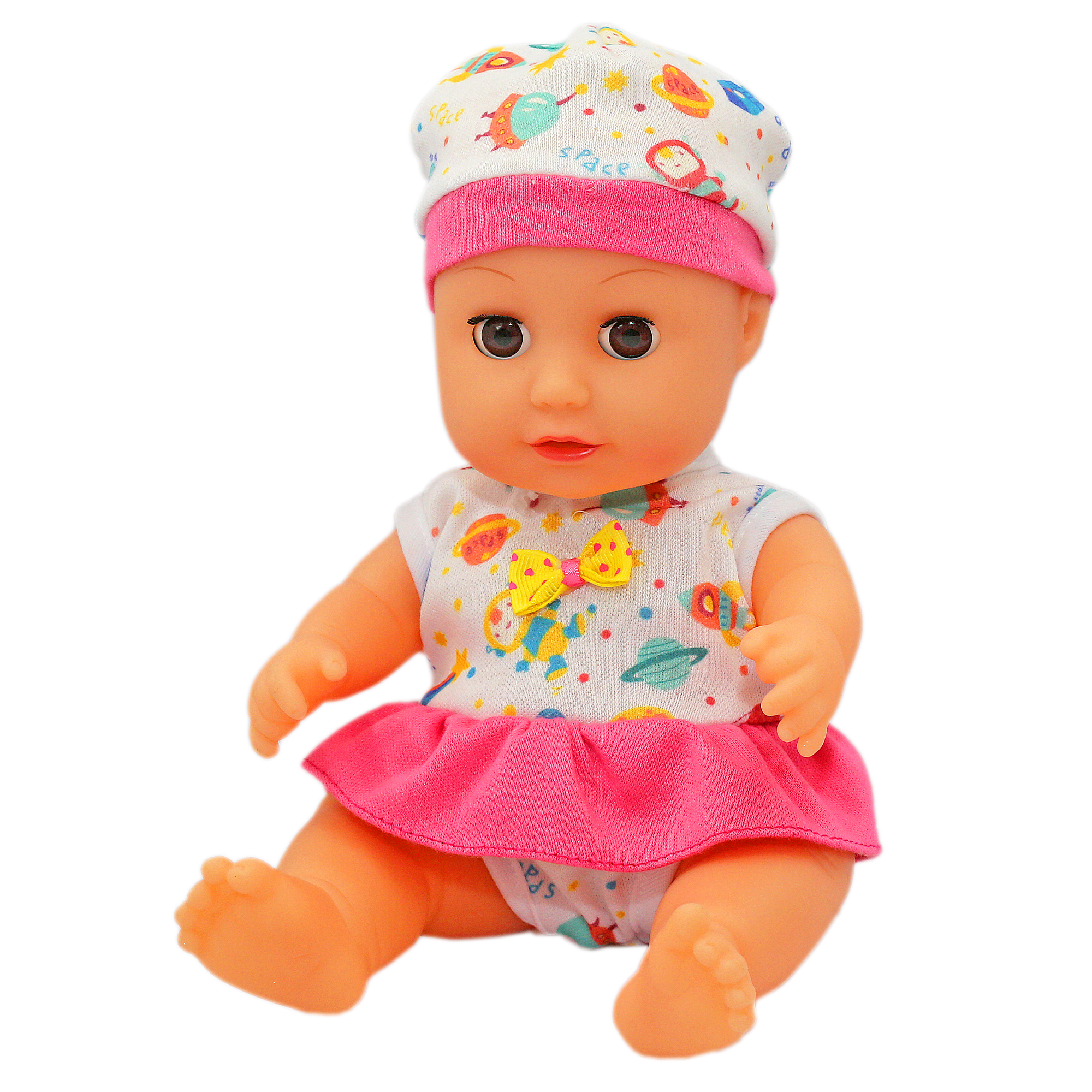 Кукла пупс SHARKTOYS пьет и писает, 30 см, звуки 1000000056 - фото 3