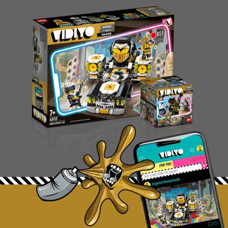 Конструктор LEGO VIDIYO Robo HipHop Car блочный