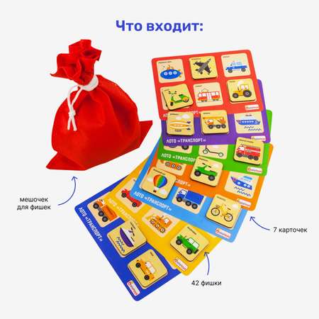 Настольная игра Alatoys Лото Транспорт