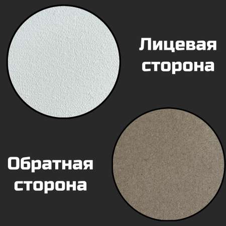 Холст Живопись по номерам на картоне