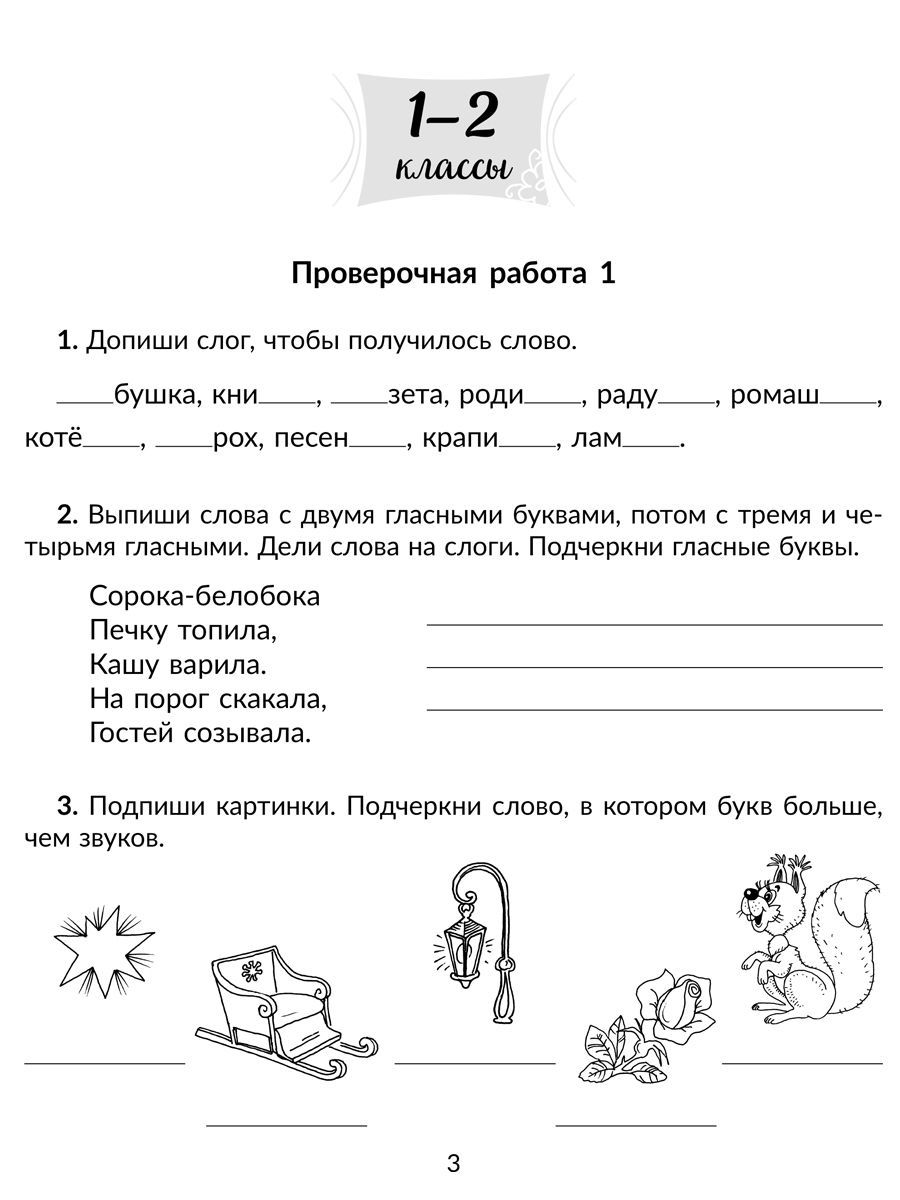 Книга ИД Литера Проверочные работы на все темы школьной программы по русскому языку. 1-4 классы - фото 2