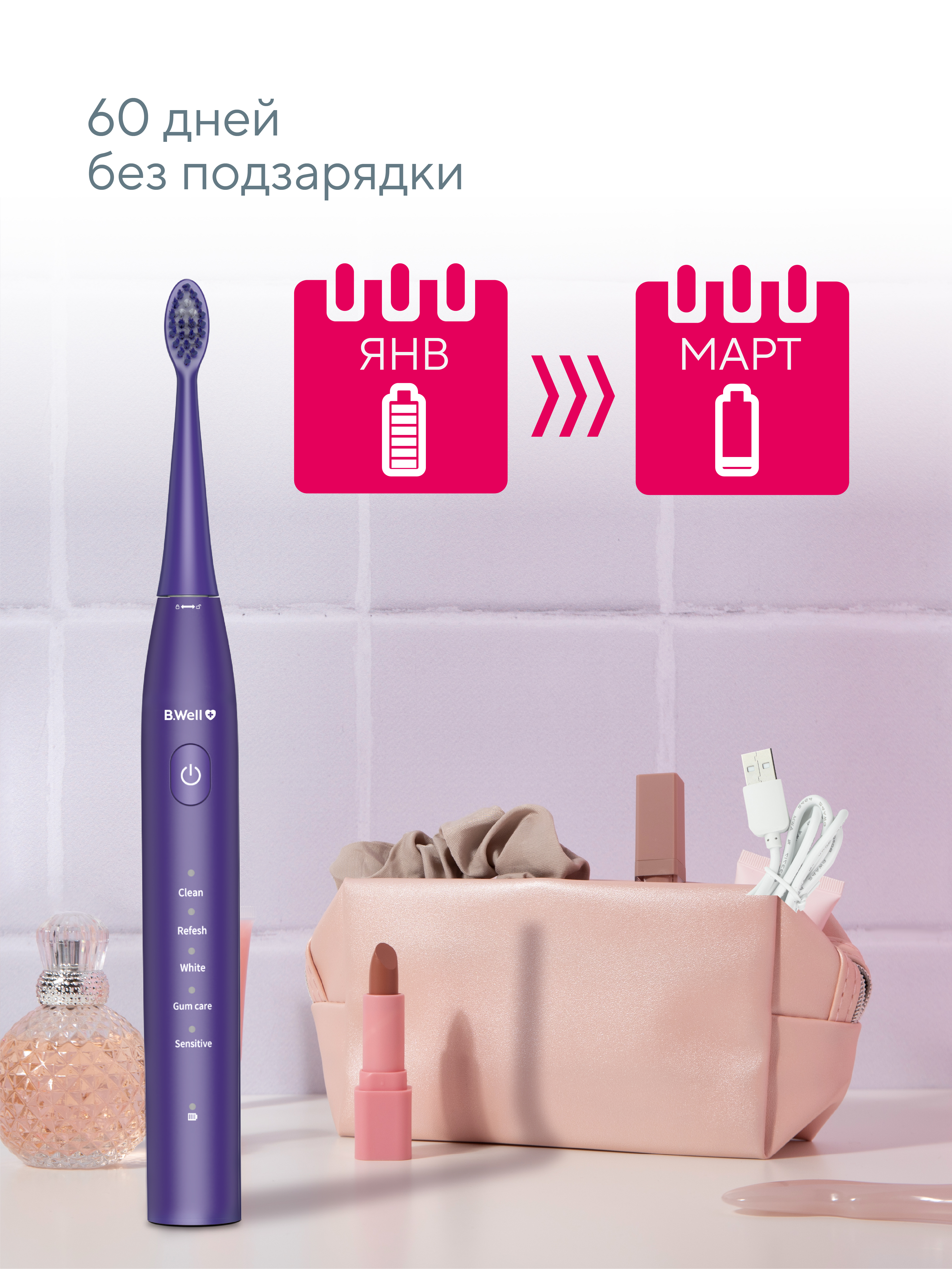 Зубная щетка электрическая B.Well - фото 11